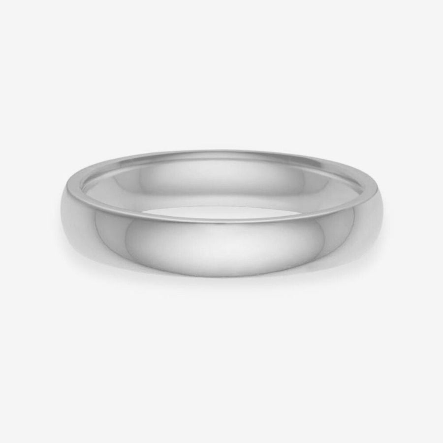 Classic Band Ring Silverfärgad 4mm