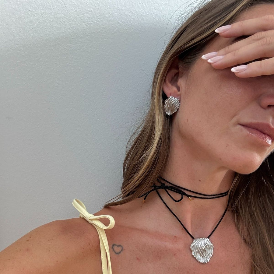 Wind Tide Halsband Silverfärgad