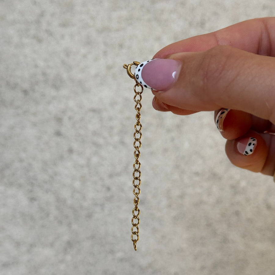 Smyckesförlängare Silverfärgad 5cm