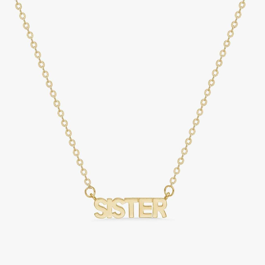 SISTER Halsband 18K Förgylld Silver