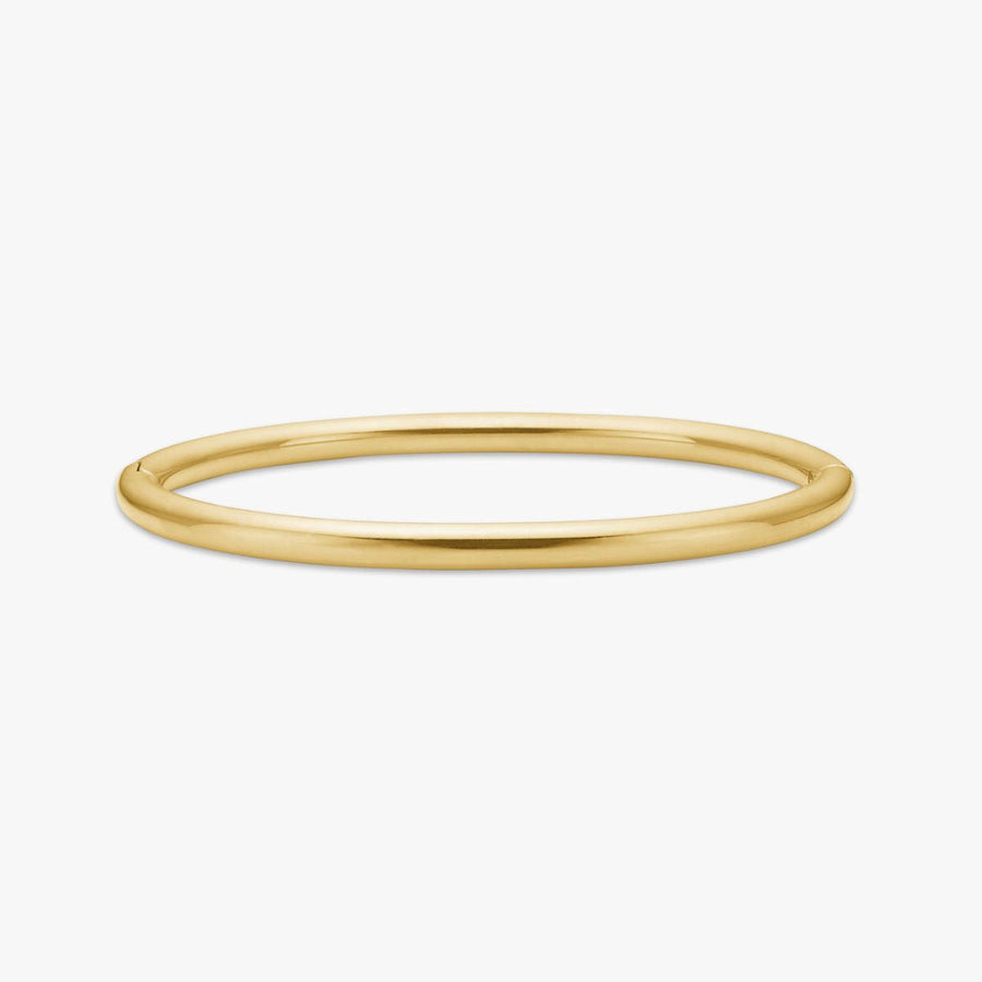 Oval Dome Bangle 18K Guldplätering