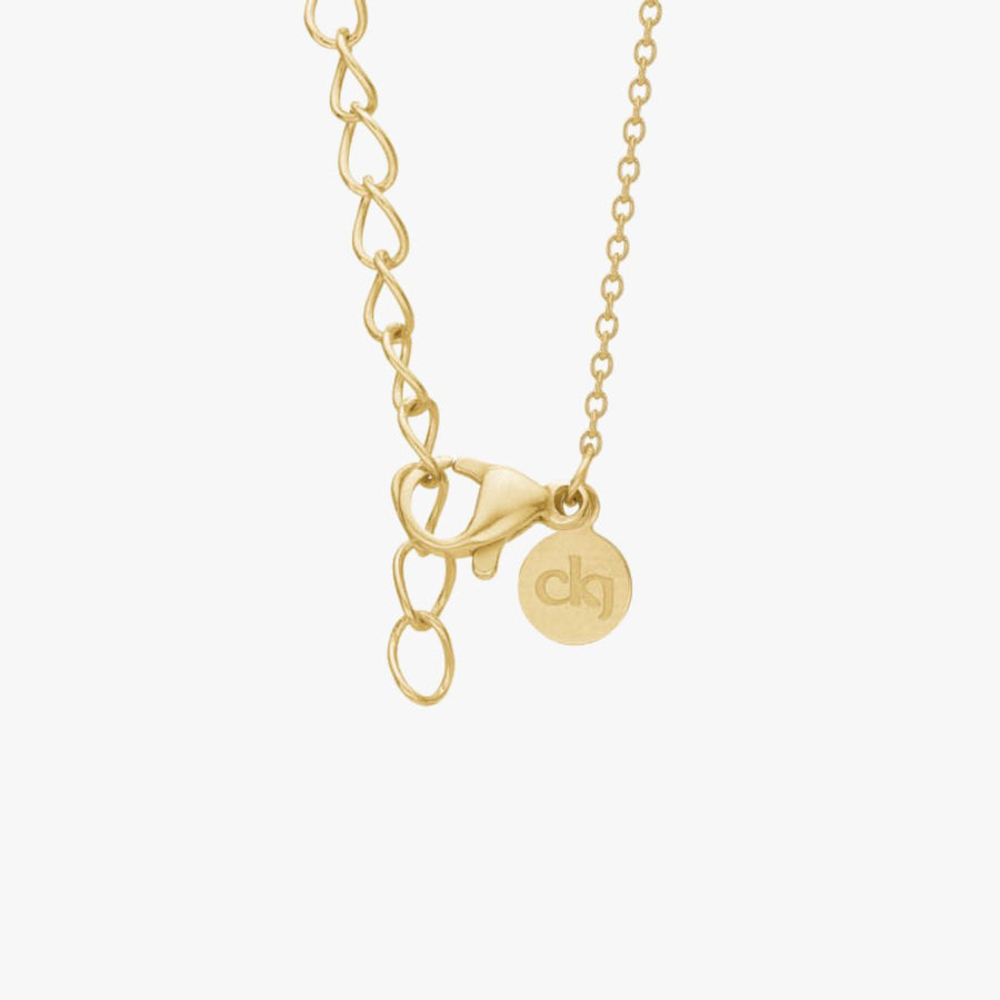 Floating Marquise Kristall Halsband 18K Guldplätering