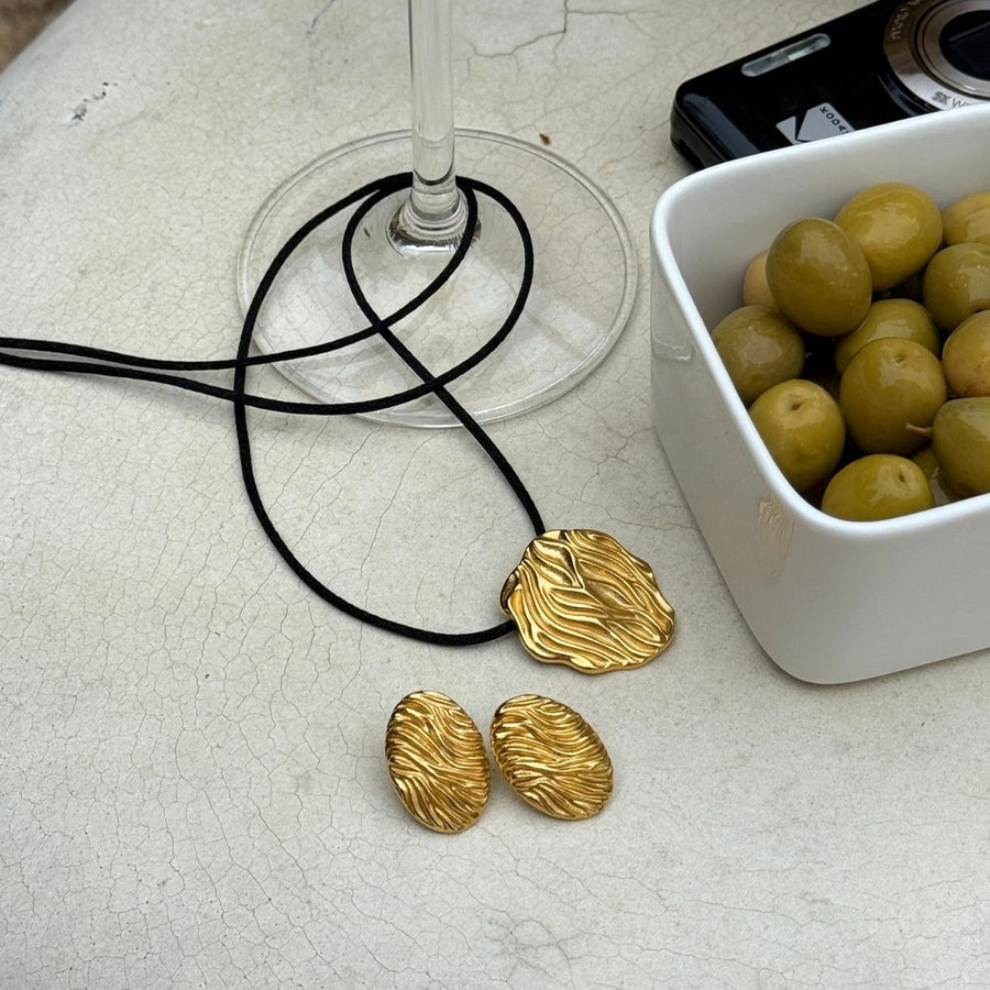 Wind Tide Halsband 18K Guldpläterad