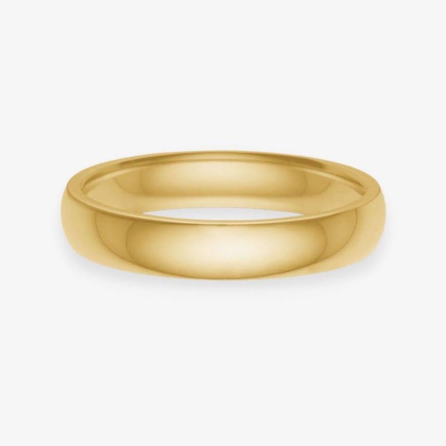 Classic Band Ring 18K guldbelagt 4mm