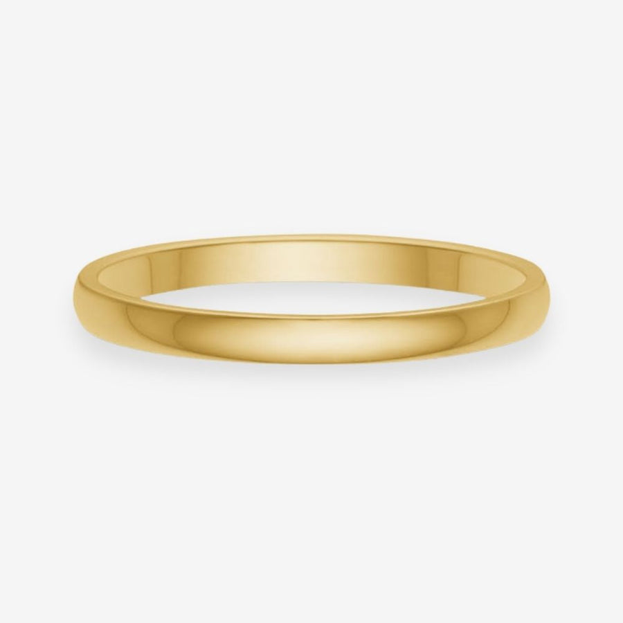 Classic Band Ring 18K guldbelagt 2mm