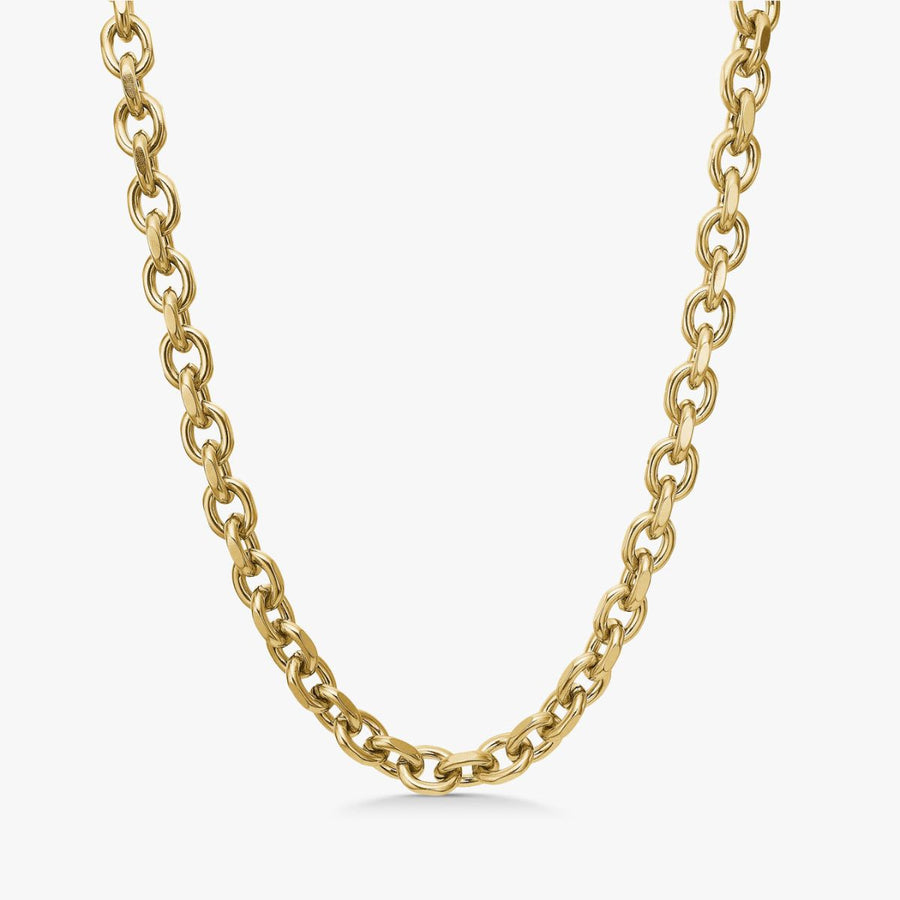 Anker Facet Halsband 18K Guldplätering 8mm