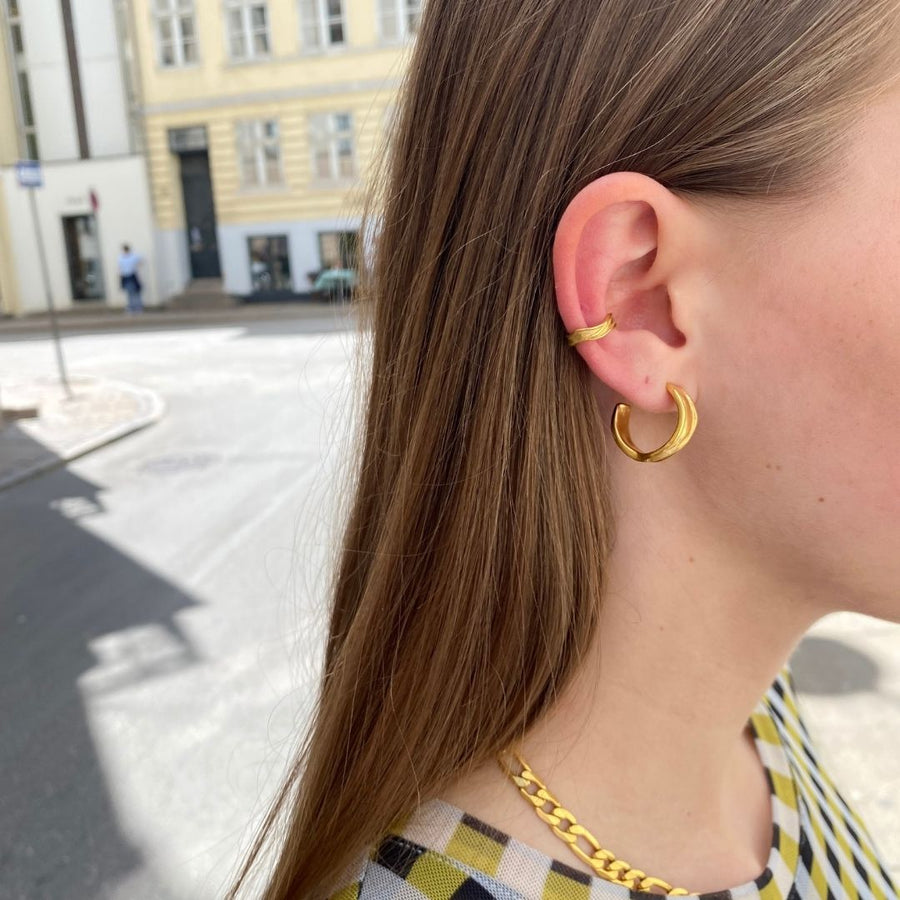 Unika Ear Cuff 18K Guldplätering