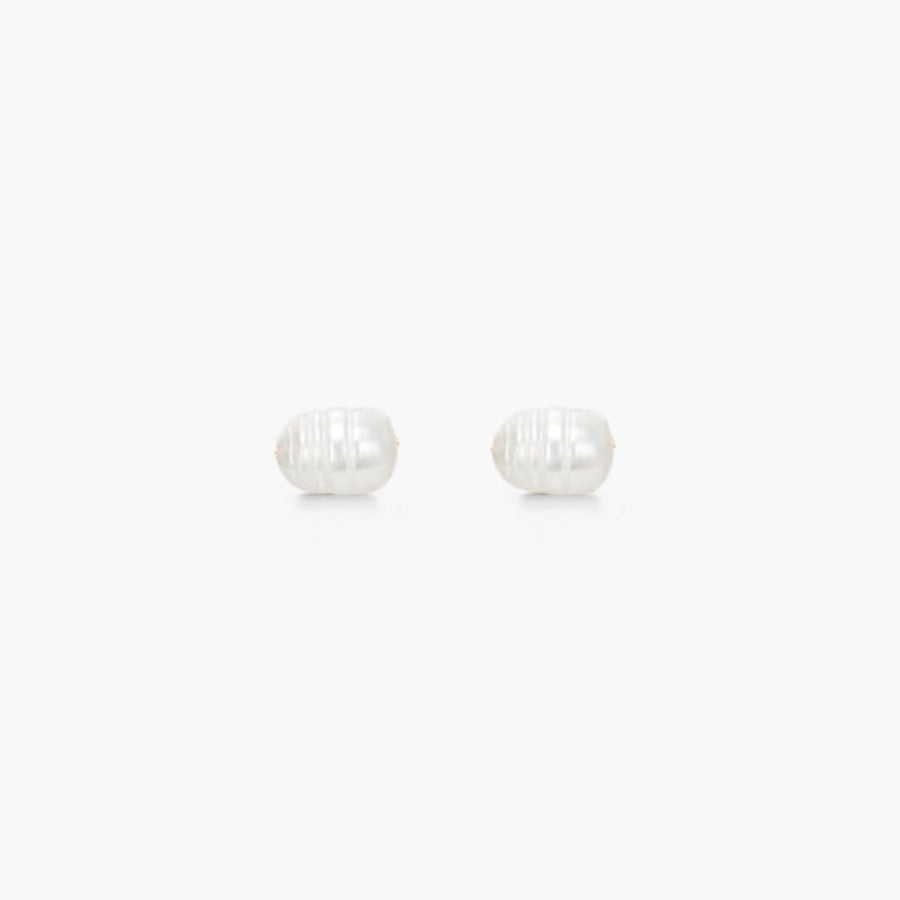 Classic Perle Stud Øreringe 5mm