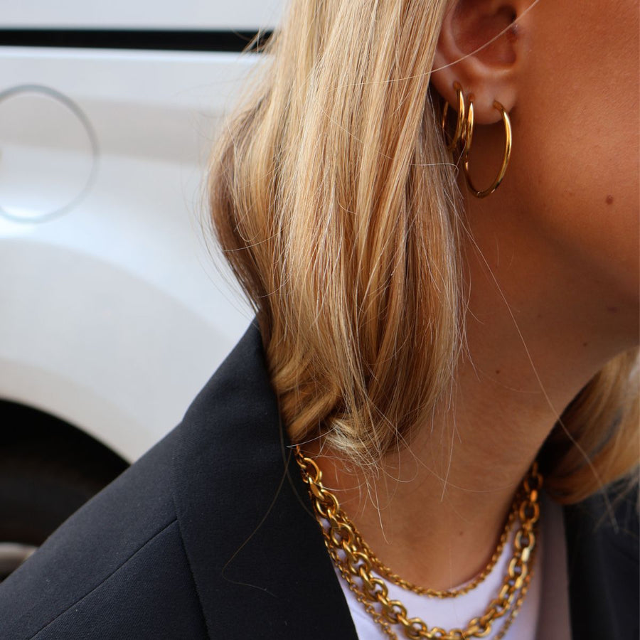 Camilla Krøyer Jewellery Classic Creoler 18K Guldbelagt 20mm